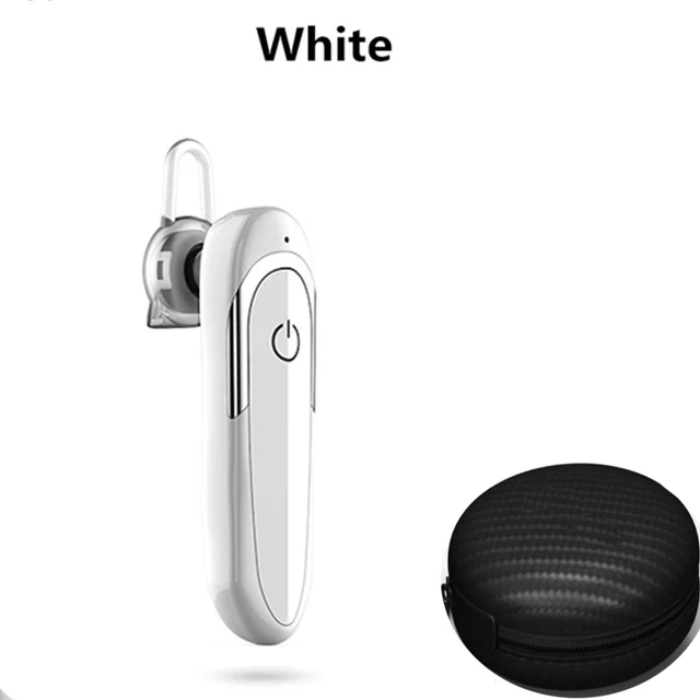 Bluetooth наушники с HD микрофоном беспроводные наушники автомобильные наушники DSP Noice Поддержка ios/Android смартфон - Цвет: Белый