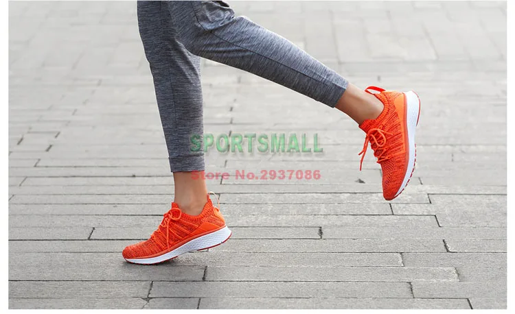 Новые женские кроссовки Xiaomi Mijia, кроссовки для бега, дышащая Спортивная обувь из сетчатого материала, свободные кроссовки светильник, легкая прогулочная обувь