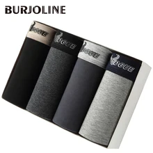 890 4 шт./лот, мужское нижнее белье, мужские боксеры, дышащие трусы, шорты, брендовые трусы M074