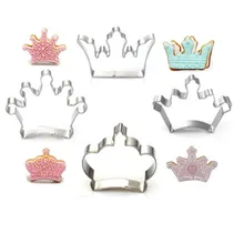 Королевская корона, набор для глазури, штамп, форма для печенья и блинов, резак для печенья, кухонные инструменты, 2051 нержавеющая сталь, скидка, купон, Новинка