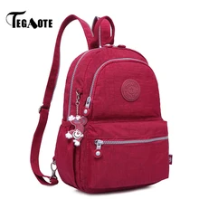 TEGAOTE маленький мини-рюкзак для девочек-подростков, Infantil, рюкзаки, Bolsas Mochila Feminina Escolar, Одноцветный нейлоновый женский рюкзак для путешествий TEGAOTE маленький мини-рюкзак для девочек-подростков, Infantil, рюкзаки, Bolsas Mochila Feminina Escolar, Одноцветный нейлоновый женский рюкзак для путешествий