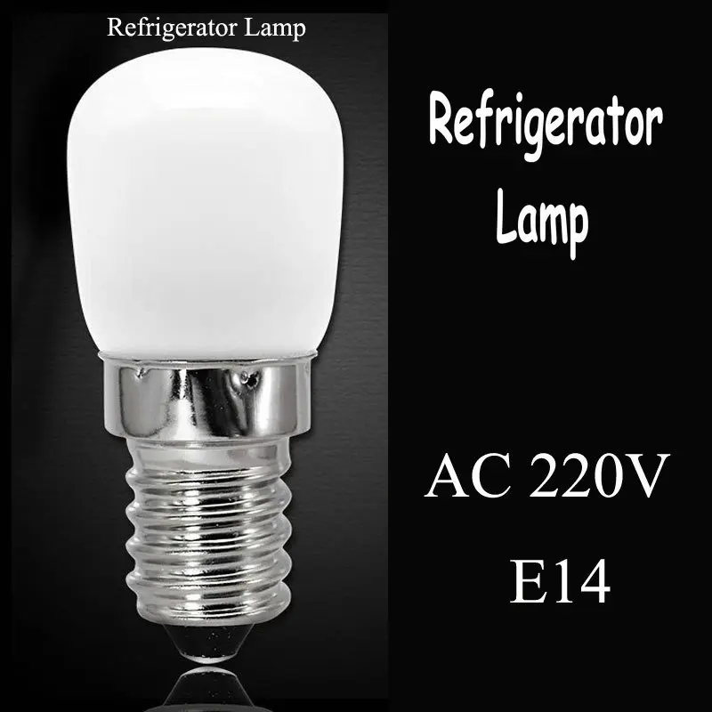 1 unid Mini Lamparas refrigerador luz E14 lámpara LED 2 W COB de AC 220 V bombillas de foco congelador refrigerador lámpara de ahorro de energía 1 unid Mini Lamparas refrigerador luz E14 lámpara LED 2 W COB de AC 220 V bombillas de foco congelador refrigerador lámpara de ahorro de energía