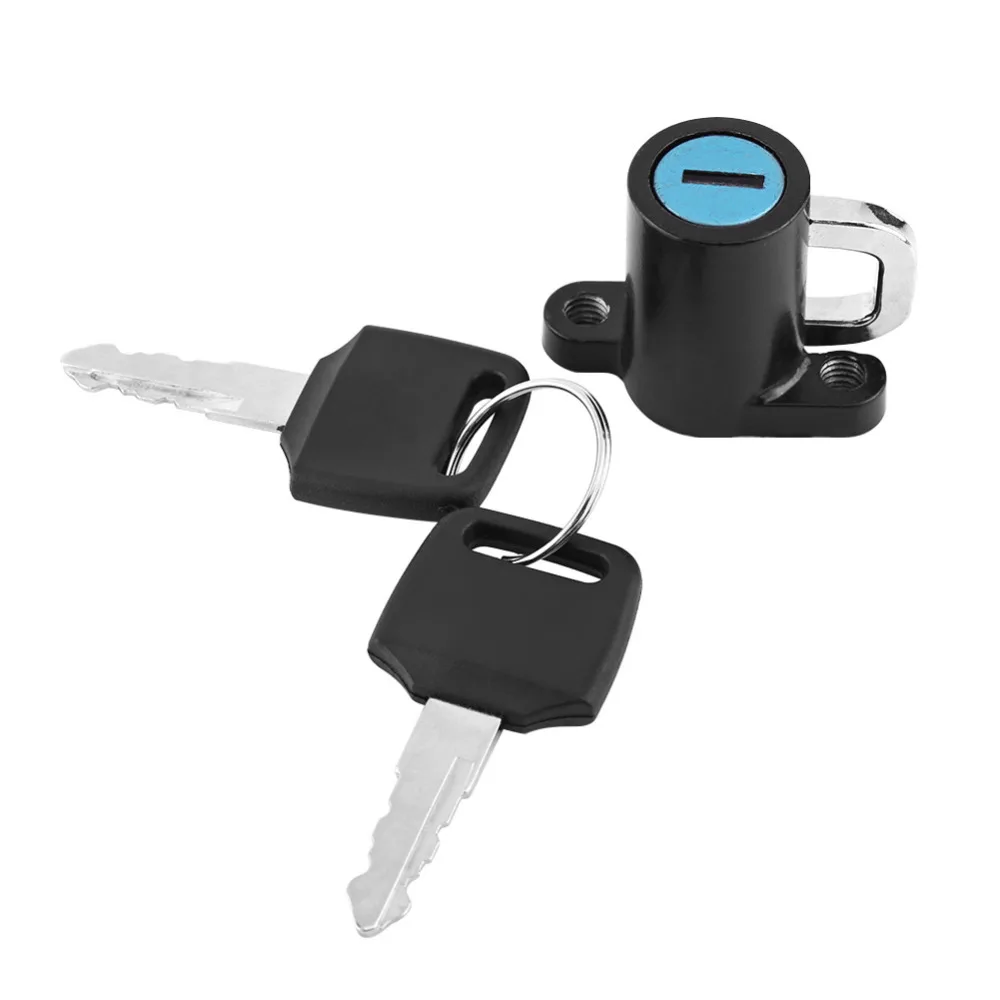 

Helmet Lock Hanging Hook with 2 Keys Set Universal for Motorcycle Motorbike Bike