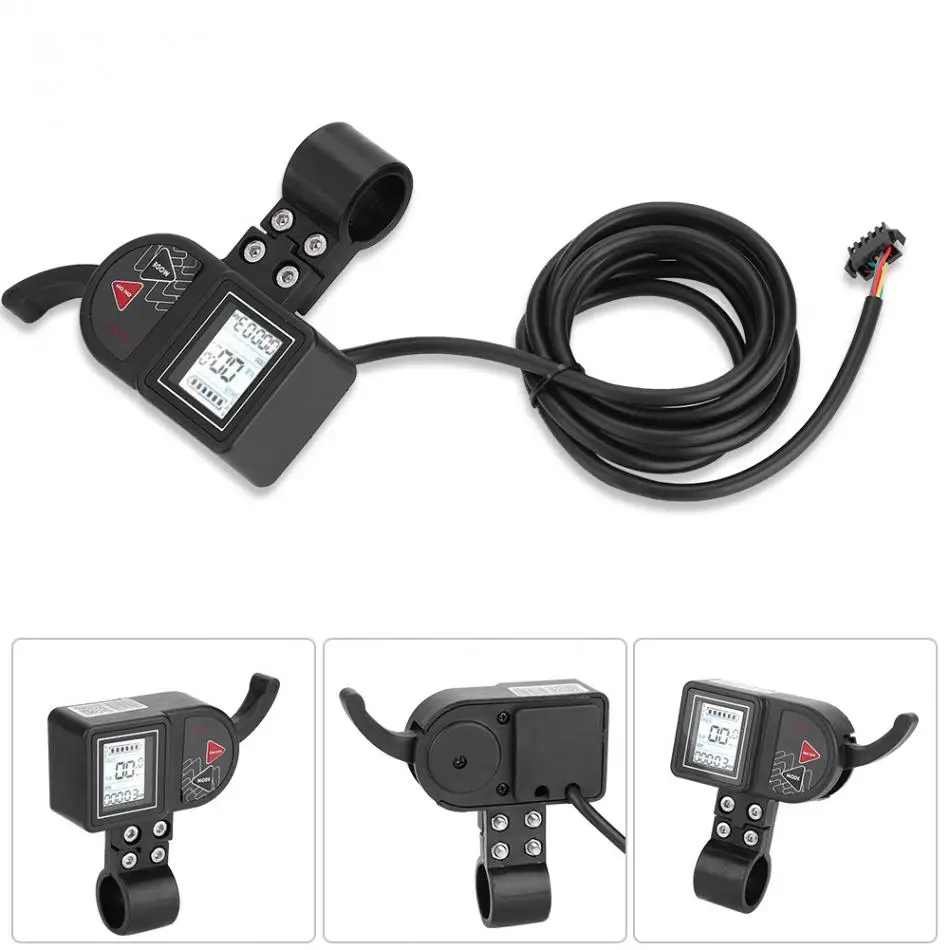 Top Ebike Brushless Controller Electric Bicycle 24V 36V 48V 250W/350W Brushless Controller With LCD Display with Shift Switch 3