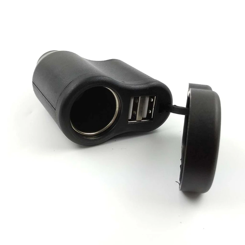 

Drop ShiP Dual USB Charger DIN Cigarette Lighter Socket for BMW Triumph Hella Motorcycle
