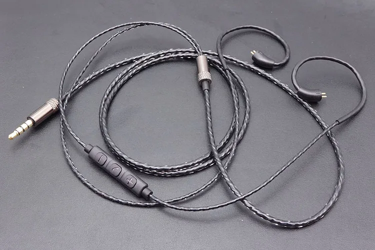 Remote control upgrade line for KZ ZST ZS3 zs5 ZS6 zs10 ED120 75MM pin headphones