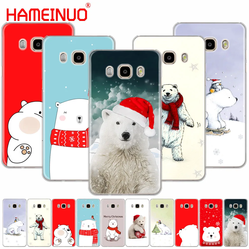 HAMEINUO милый новогодний чехол с медведем для телефона Samsung Galaxy J1 J2 J3 J5 J7 MINI ACE 2016 2015