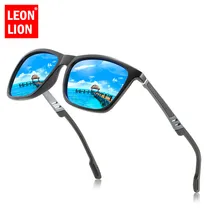 LeonLion поляризованные Oculos De Sol Masculino брендовые дизайнерские классические винтажные уличные мужские солнцезащитные очки для вождения UV400