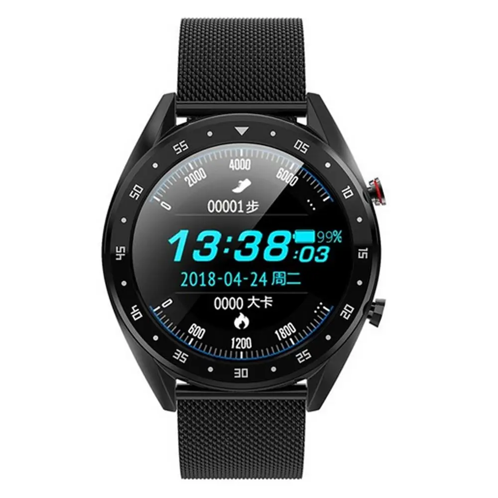 

L7 Smart Watch 1.3 Inch IP68 Waterproof Sport Smartwatch Activity Tracker ECG Smart Bracelet Watch Men For IOS Android