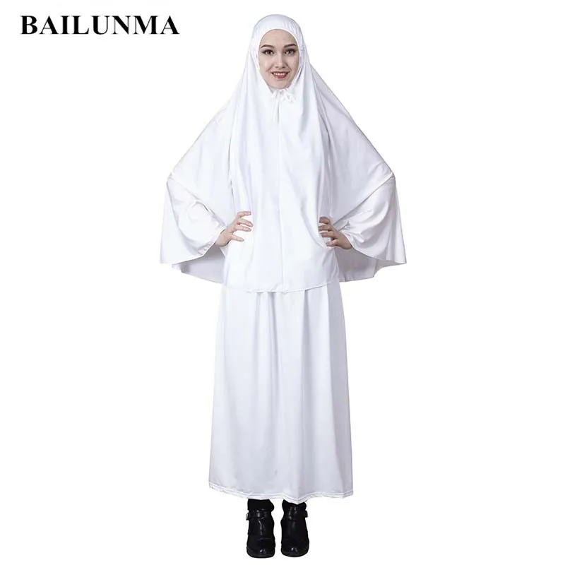 Мусульманские комплекты abaya женское Молитвенное платье молитвенная одежда moslim