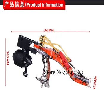 

Outdoor hunting strong precision laser aiming fish catapult high quality fishing suit suitable for fishing catapult fish darts f
