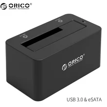 ORICO 6619SUS3 eSATA HDD Enclosure 5Gbps Super Speed USB 3.0 to SATA& eSATA Hard Drive Docking Station for 2.5”/3.5″ Hard Drive
