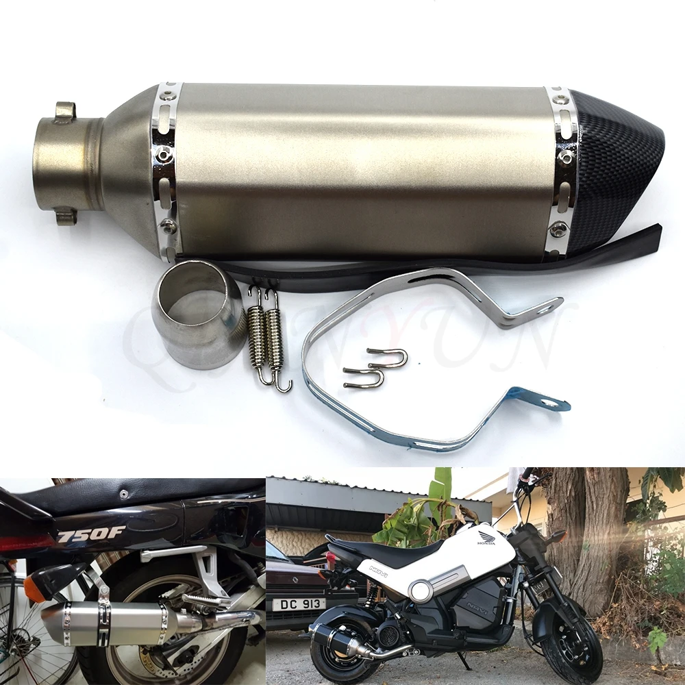 

for Motorcycle parts Exhaust Universal 51mm Stainless Steel Motorbike Exhaust Pipe FOR YAMAHA XJR400/1300 V-MAX1200 FZ-1N FZ-6N