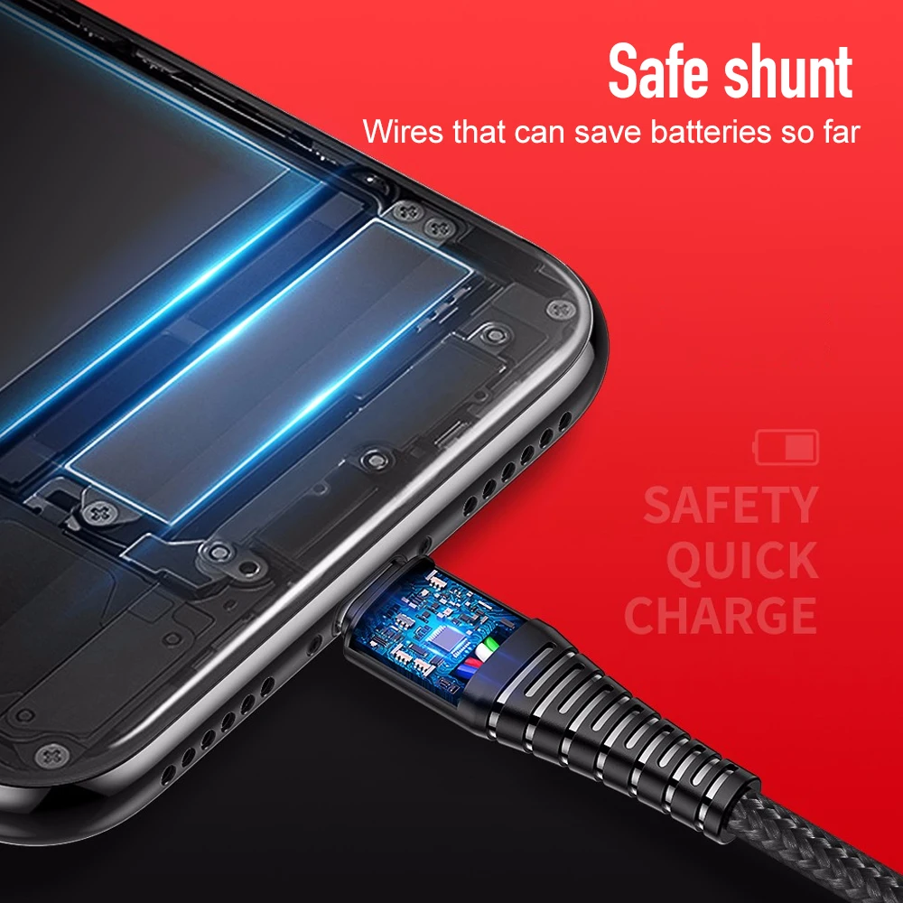 Высокопрочный Micro USB кабель для samsung Xiaomi LG быстрой зарядки и синхронизации данных