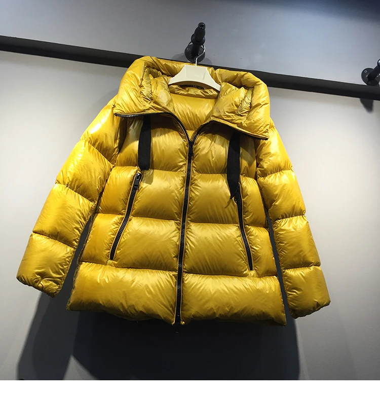 Зимняя пуховая хлопковая куртка, женская утепленная пуховая хлопковая куртка с капюшоном, Женская парка высокого качества, модные зимние куртки J938