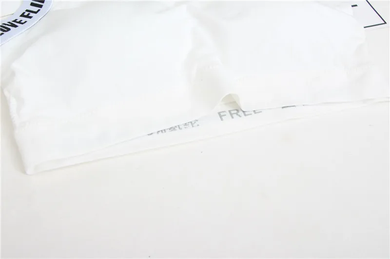 Hot Sale Kids Sports Training Bra for Teenage Girl Underwear Bras Solid Color Wireless Cotton Girls Bra