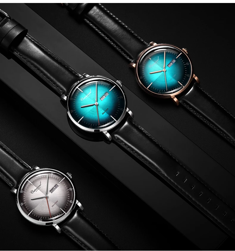 Новые карнавальные часы для мужчин, Простые Модные механические часы швейцарского бренда, роскошные креативные водонепроницаемые повседневные мужские часы Relogio
