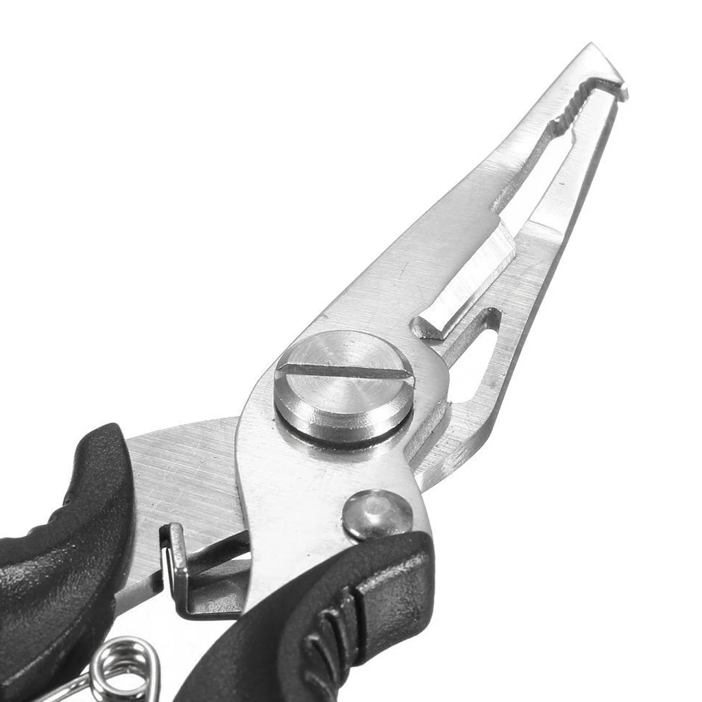 High Quality Steel 3 Cr 13 Fishing Plier Scissor Tackle Line Cutter Lure Hook Remover Tool 4.96x1.81x0.39 inch