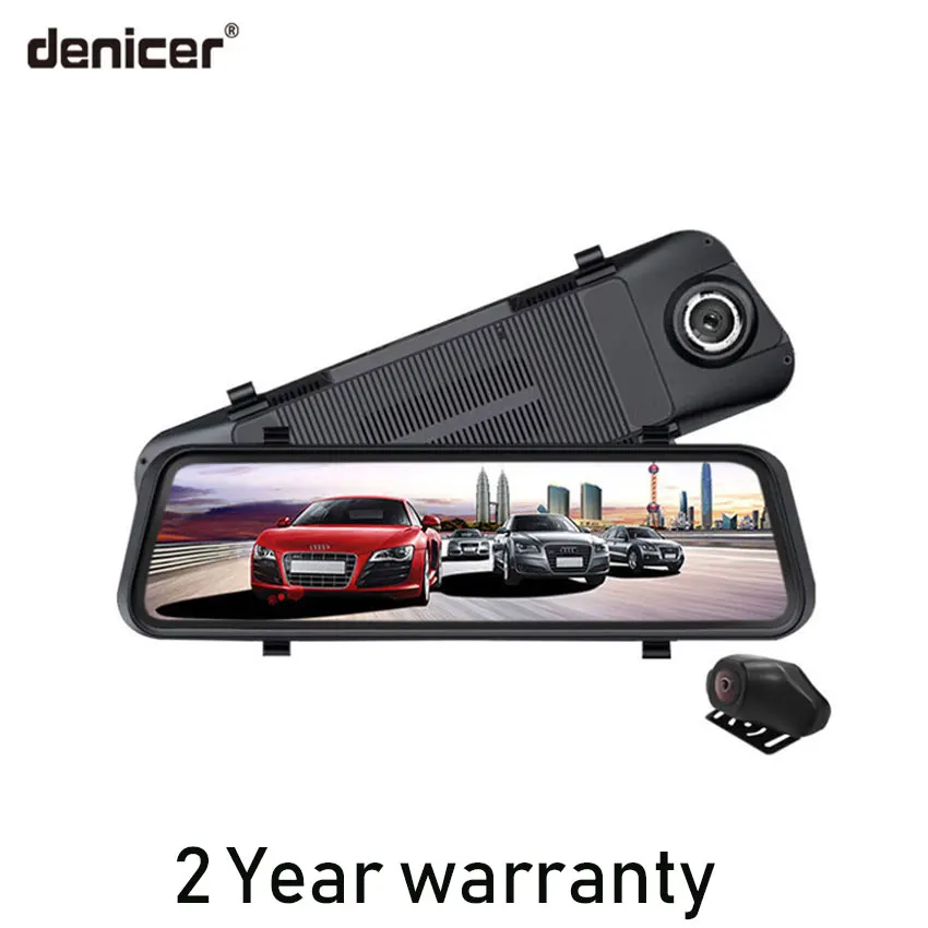 

Denicer Car DVR Dual lens Cam 1080HD Registrator Night Vision Touch Dash Cam Car Camera Auto Driving Recorder G-sensor 9.35inch