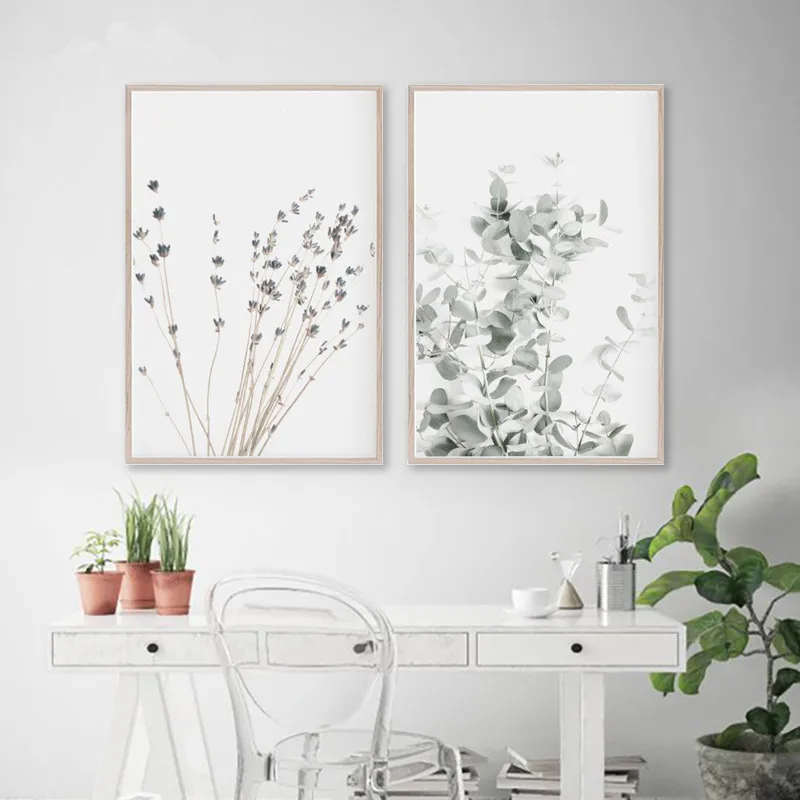 Lavender-Eucalyptus-Posters-Botanical-Canvas-Painting-Farmhouse-Wall-Decor-Art-Pictures-Bedroom-Decoration-Scandinavian-Decor