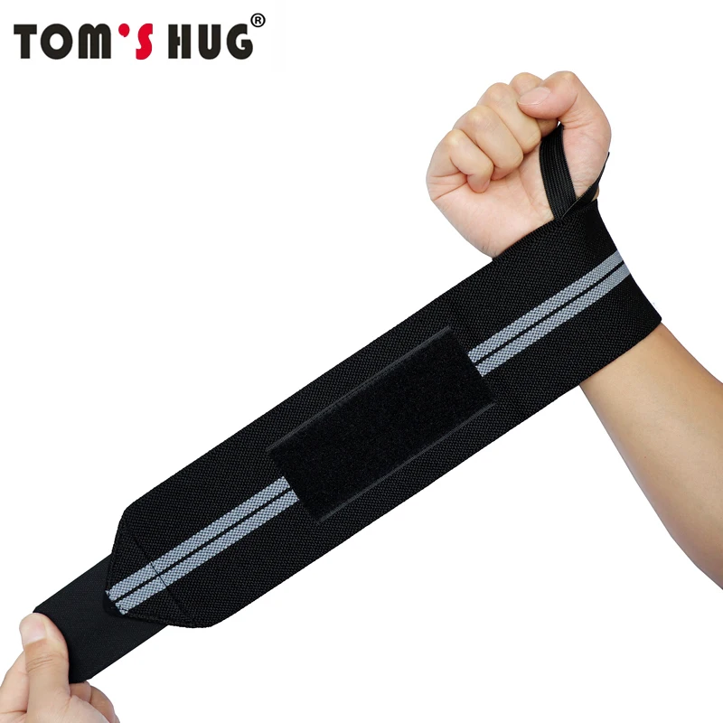 1 Pcs Adjustable Wristband Wrist Support Brace Tom's Hug Brand Professional  Sports Protection Wristbands Wrist Protect Grey