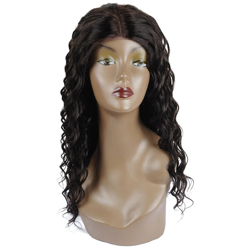 Парики из натуральных волос на кружеве Pinshair, перуанские Свободные парик с крупными волнами, предварительно сорванные 13x4, парики из