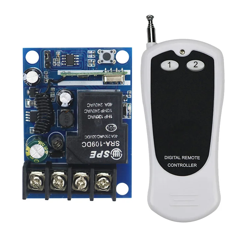 

New DC12--48V 12V 24V 36V 48V 1CH 10A RF Wireless Remote Control Switch System teleswitch 1pcs(JRL-14)Transmitter + 1 *Receiver