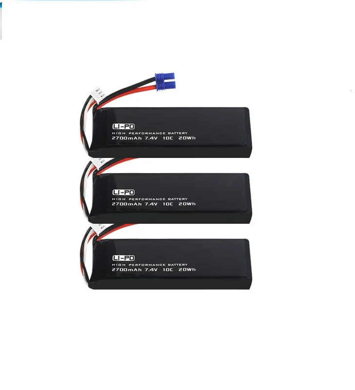 1 / 2 / 3Pcs Hubsan H501S H501A H501M H501C Rc Quadcopter Pezzi Di Ricambio 7.4V 2700Mah Batteria 10C H501S-14