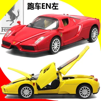 

1:32 high simulation superEnzo alloy car model car model sound and light pull back children's sports car model for kids gifts