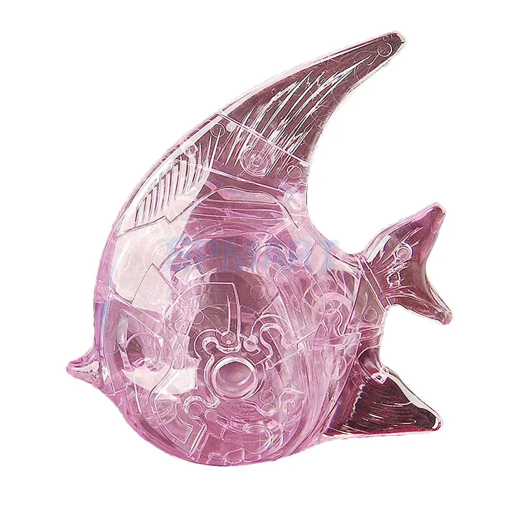 DIY 3D Crystal Puzzles Jigsaw Puzzles Tower/ Dolphin/ High Heel Shoes Model