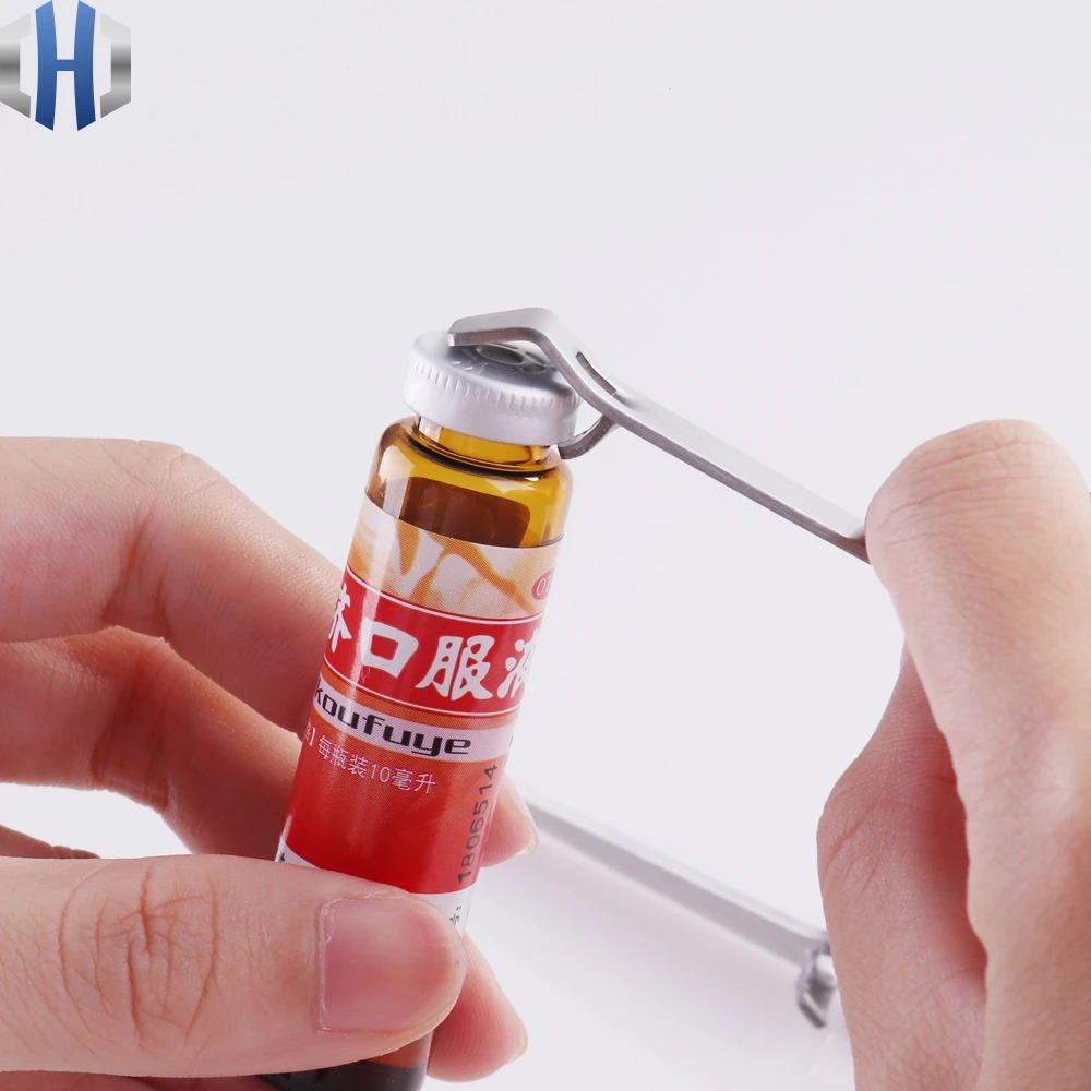 

Oral Liquid Stainless Steel Open Lid Bottle Aluminum Cover Bottle Tool Multi-purpose Beer Open Bottle Crowbar Tool