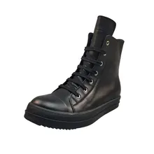 Men Casual Boots Luxury Trainers High Cow Genuine Leather Lace-Up Zip Spring Male White Riding Rome Boots Brand Flats Shoes mycolen men shoes high ankle luxury trainers genuine leather winter snow boots casual zip flats black man shoes bota