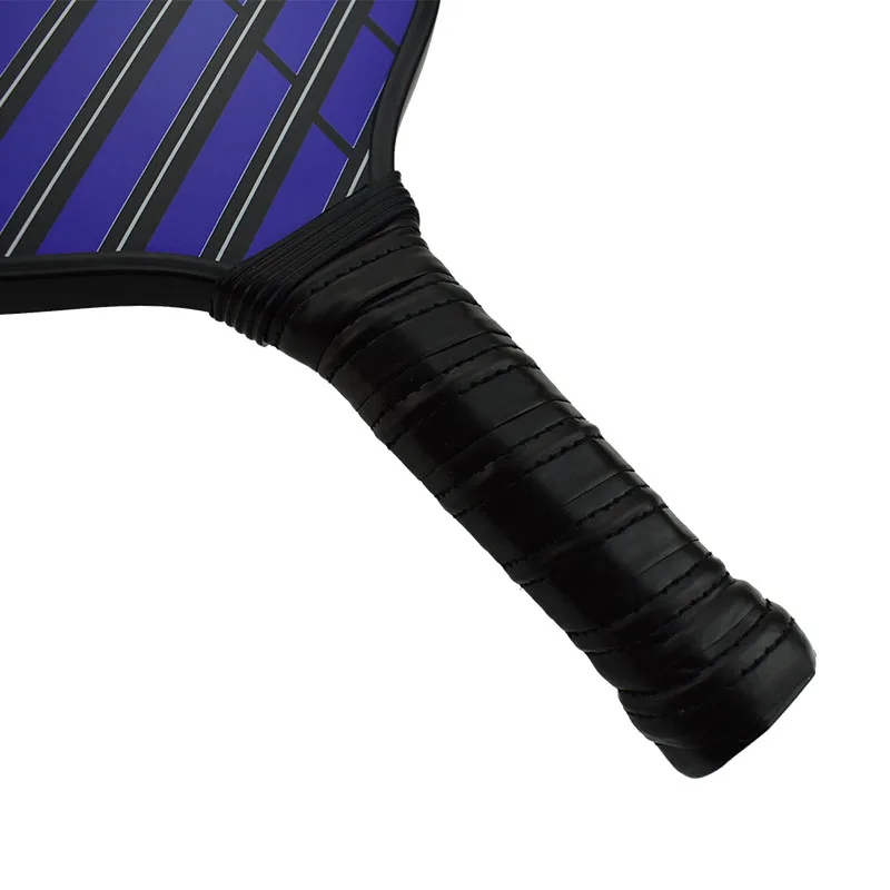 Графитовый синий Pickleball ракетка с полимерным сотовым композитным сердечником Низкопрофильная кромка комплект Крытый Открытый