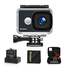 SHOOT T31 Waterproof WiFi 4K Action Camera 1080P/60FPS Ultra HD Cam with 170 Degree Wide Angle Lens Accessories for Go Pro 5 h9