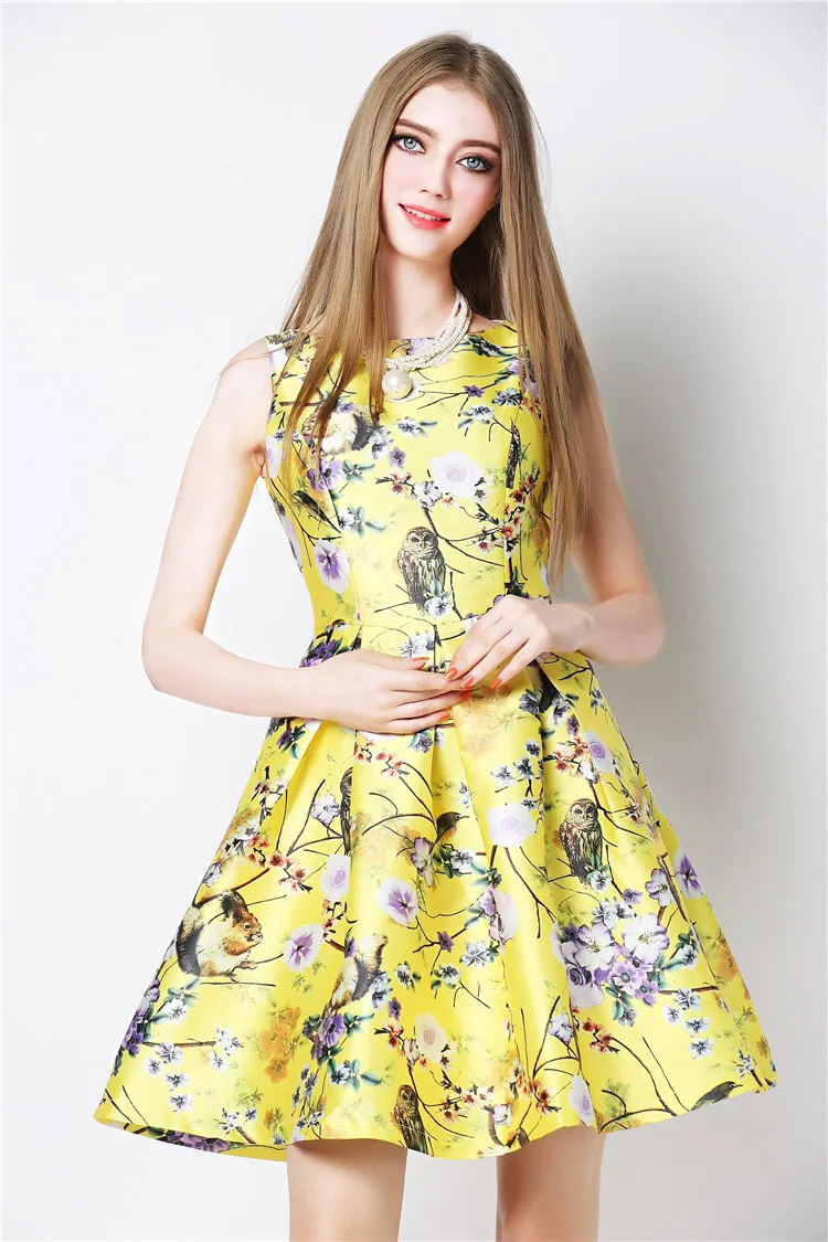 Yellow Flower Dress