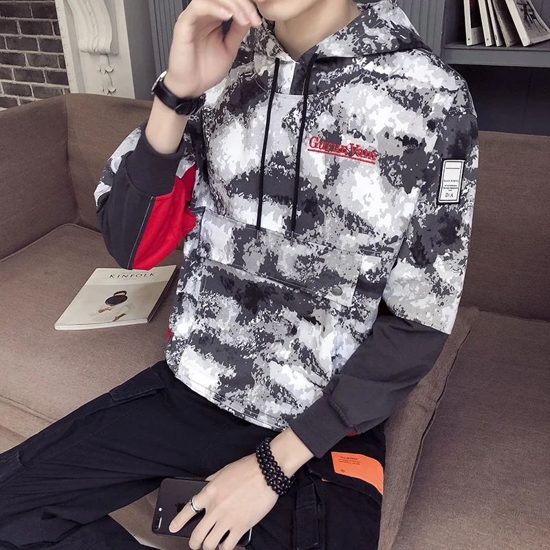 Camouflage Hoodie Men Hip hop Style Oversized Autumn Sweatshirt Fashion Sleeve Patchwork Brand Mens Clothing Streetwear 1 Camouflage Hoodie Men Hip hop Style Oversized Autumn Sweatshirt Fashion Sleeve Patchwork Brand Mens Clothing Streetwear 4