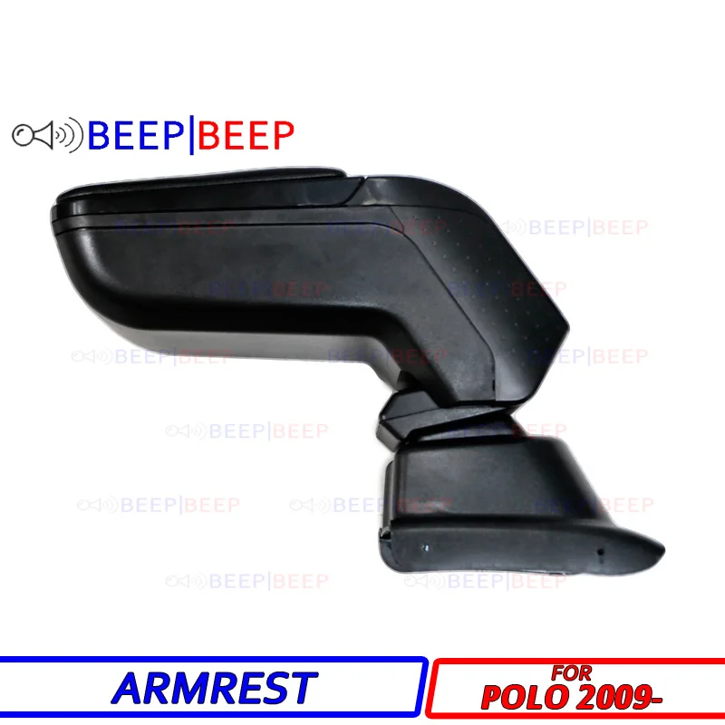 

Car armrest for Volkswagen Polo 2009- centre console storage box arm rest rotatable car styling interior decoration