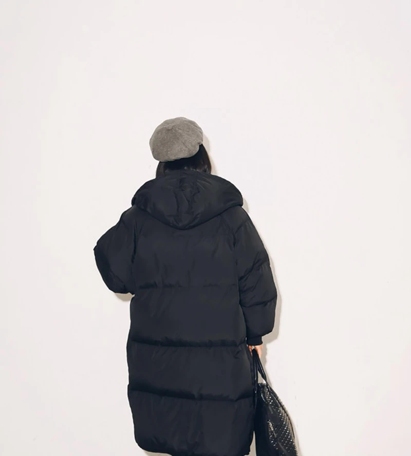 army Chaud Femmes Coréen Mode Étoiles 2016 Avec Rembourré Mince Hiver Coton Ja014 Green Grande Parkas En Capuchon Black À Manteau Longues Style Poche Veste UqnBC