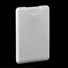 2 шт./лот 20 мл пластиковая коробка для духов спрей карта увлажняющий флакон для духов многоразовый флакон для духов