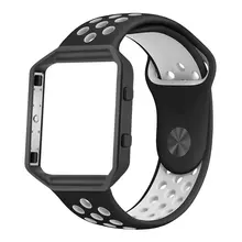 Часы с гребнем ремешок для Fitbit Blaze сменный спортивный силиконовый Мягкий ремень для Fitbit Blaze умные фитнес-часы с рамкой