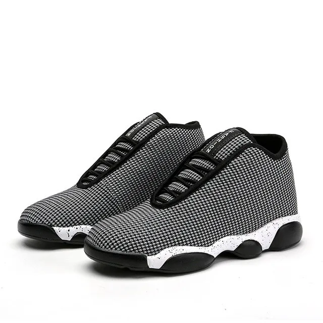 Баскетбольная обувь Parker 1 поколение звездных моделей баскетбольные ботинки Нескользящие кроссовки износостойкая настоящая обувь - Цвет: Серый