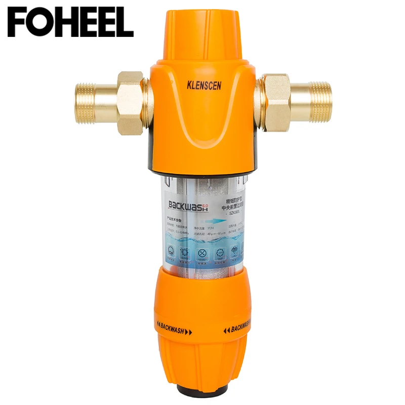 Фильтр для воды FOHEEL центральный очиститель с обратным осмосом 40 мкм|Фильтры под
