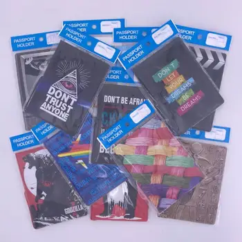 

World Trip Travel Passport Covers for Men , PU Leather ID Card Bag Passport holder Passport Wallets 14*9.6cm