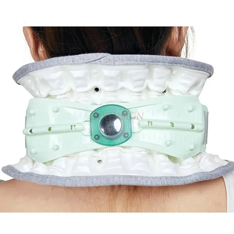Inflatable Cervical Vertebra Tractor Medical Home Neck Care Tool Breathable Fixer Necks Strength Stretch Equipment Office
