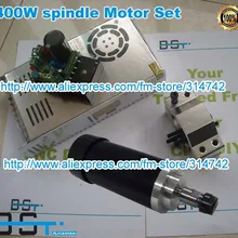 0.4kw 3000-12000 r/min 400 W высокоскоростной шпиндель+ кронштейн+ блок питания+ регулятор скорости supportMach3 система