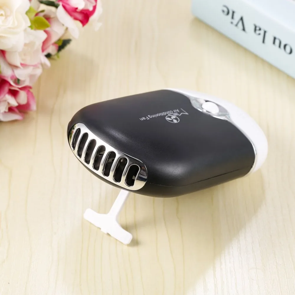 

Portable Easy Operating Convenient Rechargeable Portable Mini Handheld Air Conditioning Cooling Fan USB Cooler Practical Gift