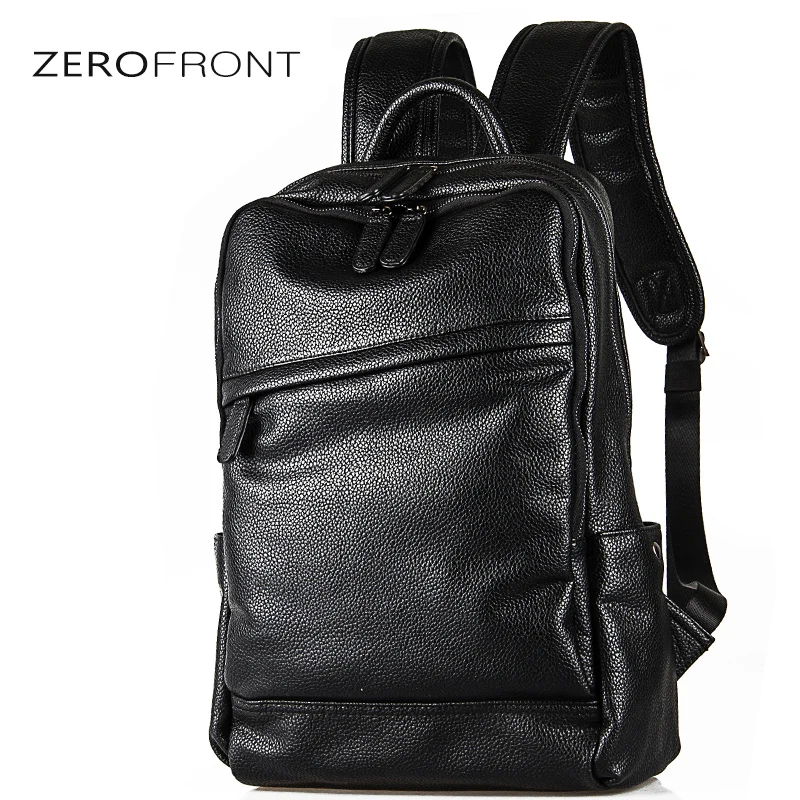 

NEW Men Backpacks for Bags PU Leather Men's Shoulder Bags 15inch laptop bag Fashion Men Business Casual Boy School Men Backpac