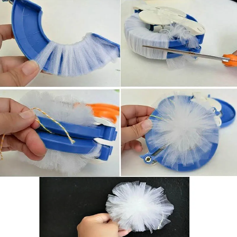 

1 Set Pom Poms Maker Fluff Ball Weaver Needle Knitting Wool Tool Yarn Kit Tools WXV Sale