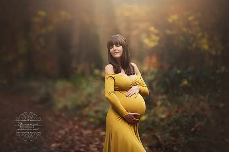 2018 платье реквизит для фотосъемки беременных хлопковая одежда с милым сердцем