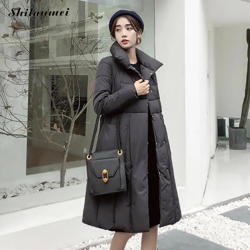 White Manches Streetwear 2018 Gris Chaud Long Épaississent Dropship Automne black Manteau Parkas Doux Pardessus Hiver burgundy Mode gray green Femme Off Longues Coton wUSqzw